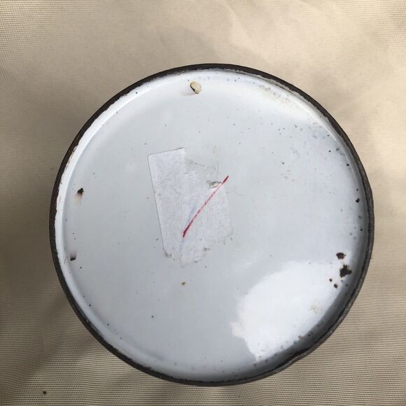 Vintage ENAMELED COFFEE POT  Pink 3 Piece CUTE!! - Picture 9 of 15